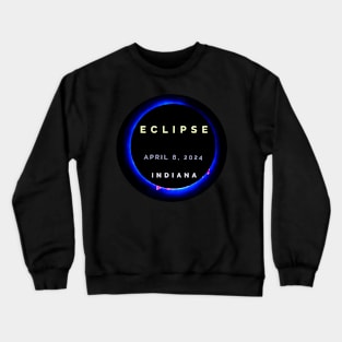 Solar Eclipse Totality in Indiana Crewneck Sweatshirt